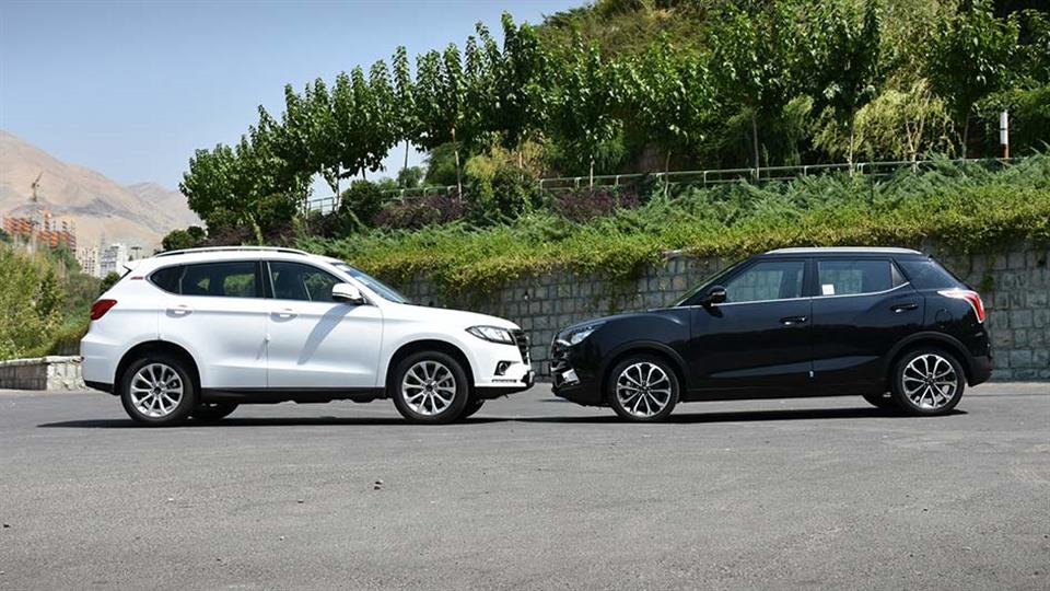 مقایسه سانگیانگ تیوولی و هاوال H2